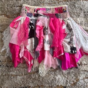 Custom-made fairy core festival skirt
